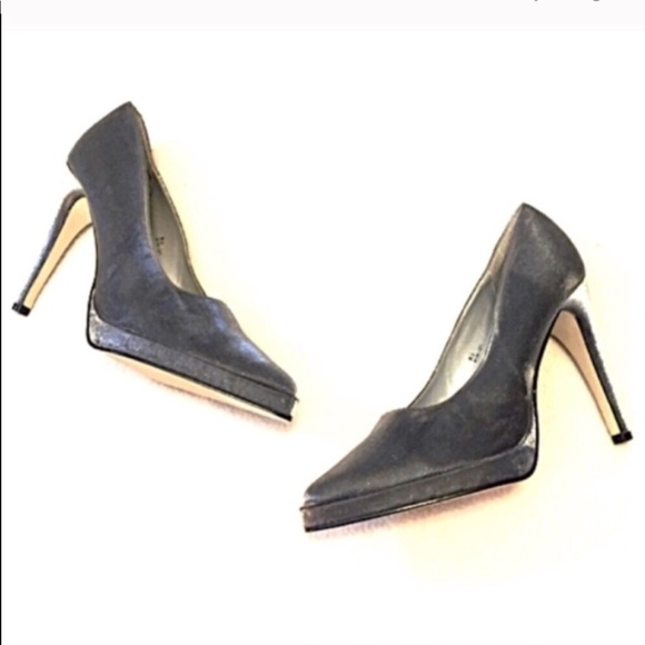 Vintage Anne Michell pointy toe platform heels 8.5 - Picture 11 of 14
